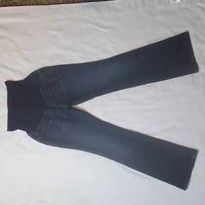 Indigo Blue Maternity Bootcut Denim Blue Jeans M